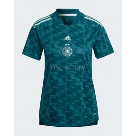 Jalkapallo Pelipaidat/Peliasut Saksa Naisten Vieraspaita Euro 2022 Lyhythihainen